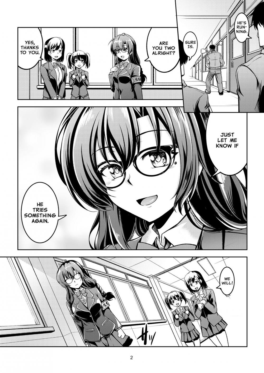 Hentai Manga Comic-Uraaka Liver Take 1 Kyouhaku! Kouochi Seitokaichou-Read-6